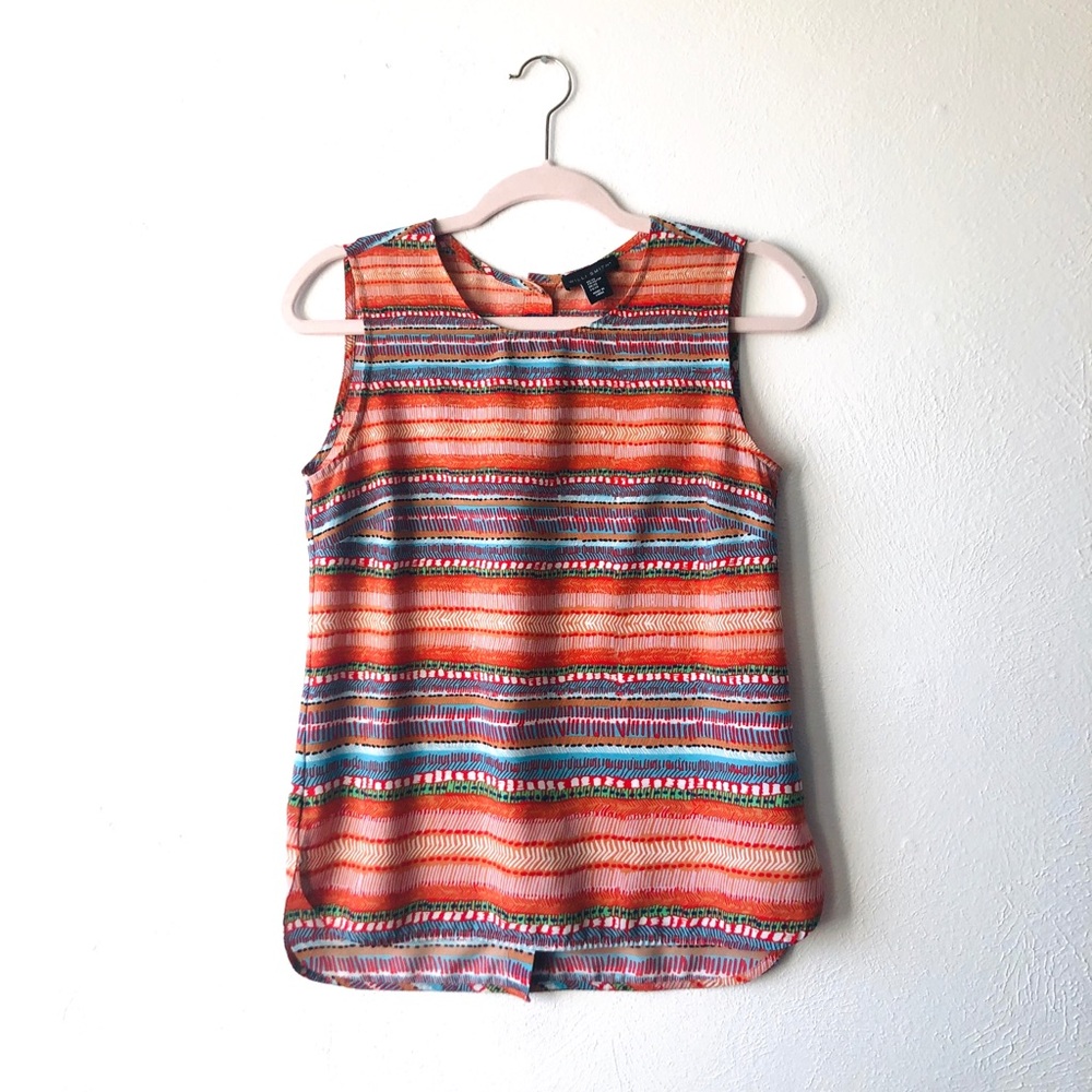 🎉 Final Price Willi Smith sleeveless blouse B3